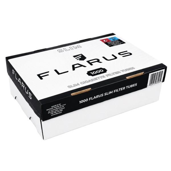 Гільзи для набивання сигарет FLARUS SLIM (1000 шт) тоненькі