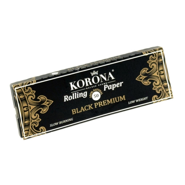 Папір для самокруток KORONA BLACK PREMIUM