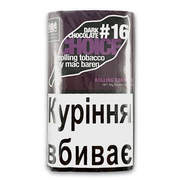 Тютюн для самокруток MAC BAREN DARK CHOCOLATE CHOICE 40 г