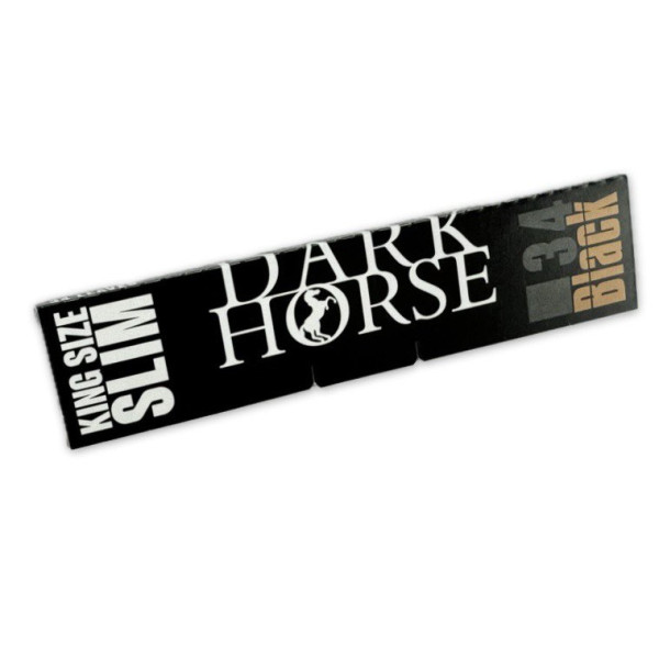 Папір для самокруток DARK HORSE KS SLIM BLACK /34