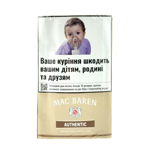Тютюн для самокруток MAC BAREN AUTHENTIC 30 г