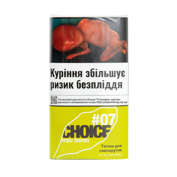 Тютюн для самокруток MAC BAREN # 07 CHOICE 40 г