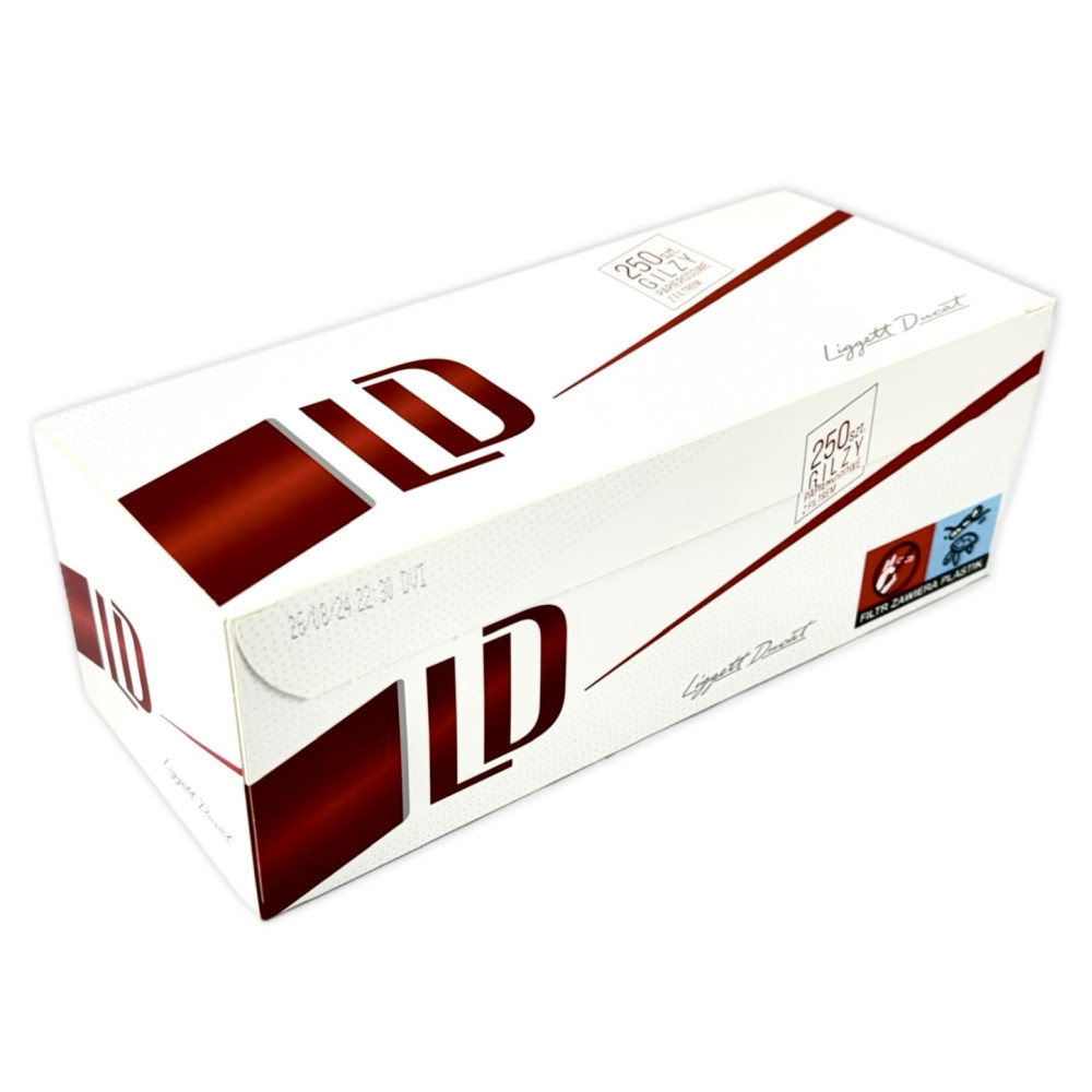 ld red cigarettes LD Red Cigarette Tubes (250 Pcs)