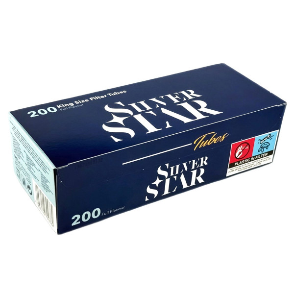 Гильзы для набивки сигарет SILVER STAR KS (200 шт)