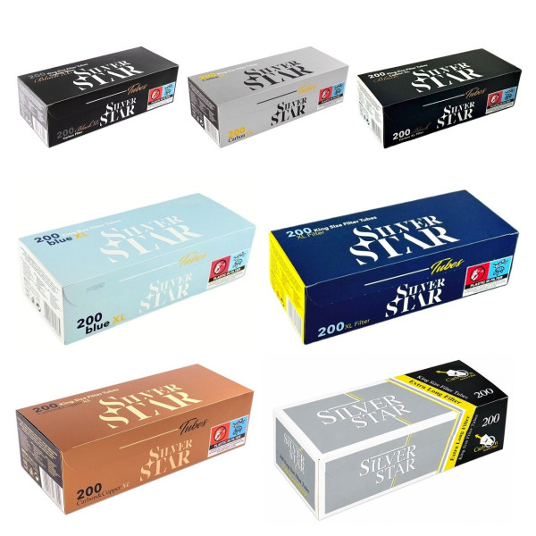 SILVER STAR X-LONG cartridge case set (7 packs)