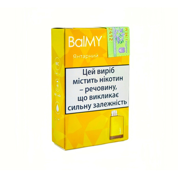 Одноразовая электронная сигарета BalMY Янтарный 2% (2 мл) Одноразовая электронная сигарета BalMY Янтарный 2% (2 мл)