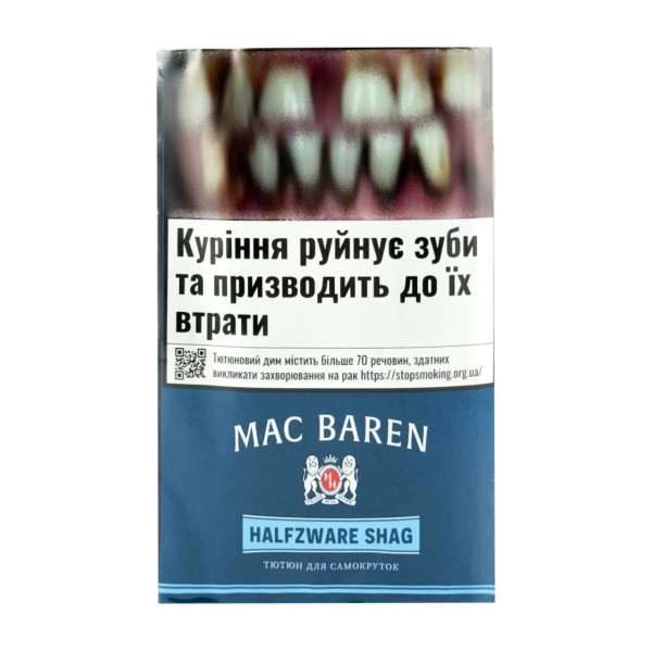 Тютюн для самокруток MAC BAREN HALFZWARE SHAG 30 г