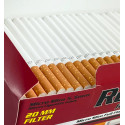 Cigarette rolling cartridges ROLLO RED 5.5X20mm MICRO SLIM, 88 mm (200 pcs)