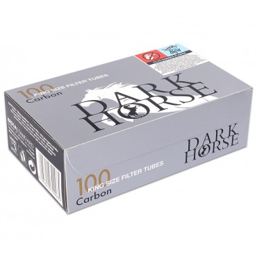 Гільзи для набивання сигарет DARK HORSE CARBON (100 шт)