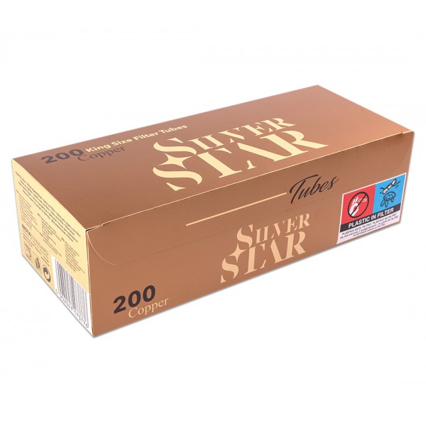 Гільзи для набивання сигарет SILVER STAR COPPER KS (200 шт)
