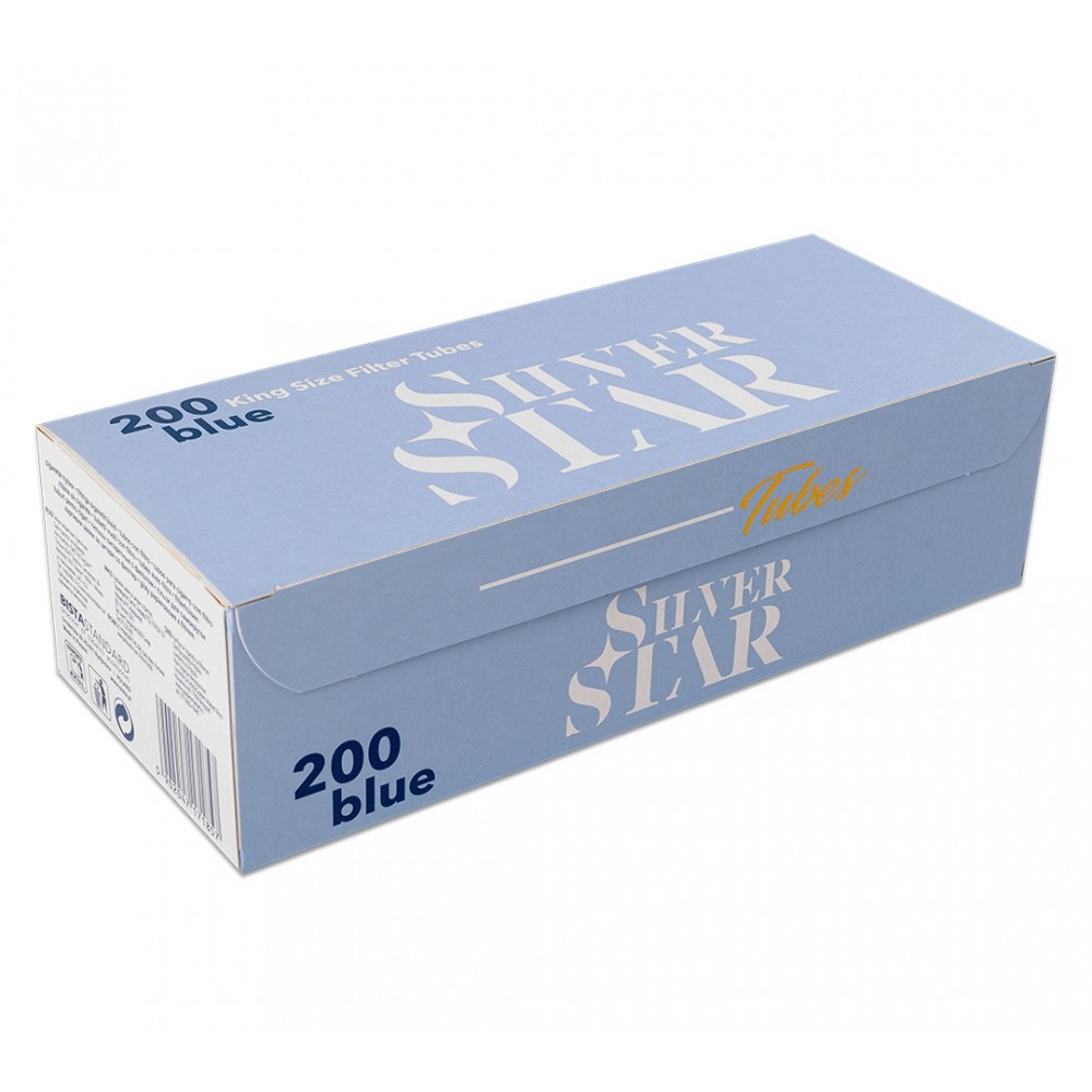 Гільзи для набивання сигарет SILVER STAR BLUE (200 шт)