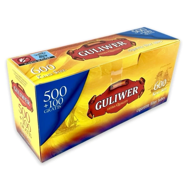 Guliwer Cigarette Tubes (600 Pcs)