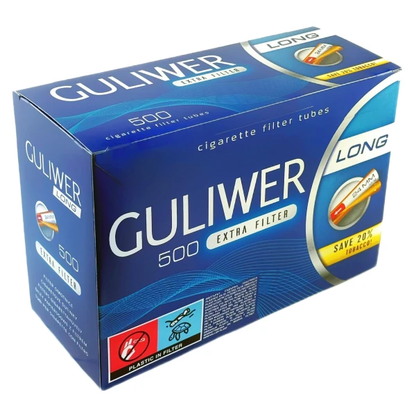 Guliwer X-long Cigarette Tubes 24 Mm (500 Pcs)