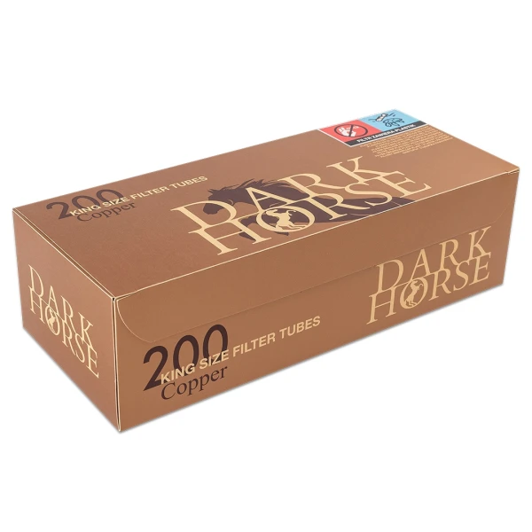 Cigarette Tubes Dark Horse Copper KS (200 Pcs)