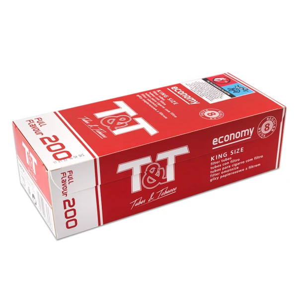 Гильзы для набивки сигарет T&T (200 шт)
