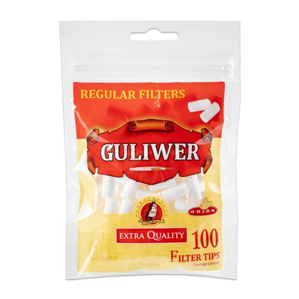Cigarette Filters Guliwer Regular 8x15 Mm (100 Pcs)