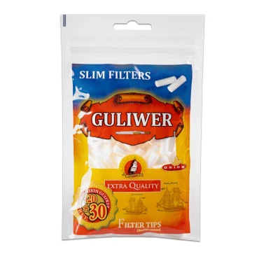 Cigarette Filters Guliwer Slim 6x15 Mm (150 Pcs)