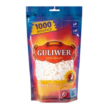 ФИЛЬТРЫ ДЛЯ САМОКРУТОК GULIWER SLIM 6X15 мм (1000 шт)