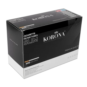 Гильзы для набивки сигарет KORONA SLIM (500 шт)