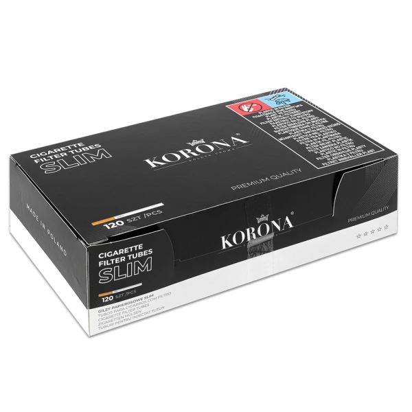 Cigarette Tubes Korona Slim (120 Pcs)